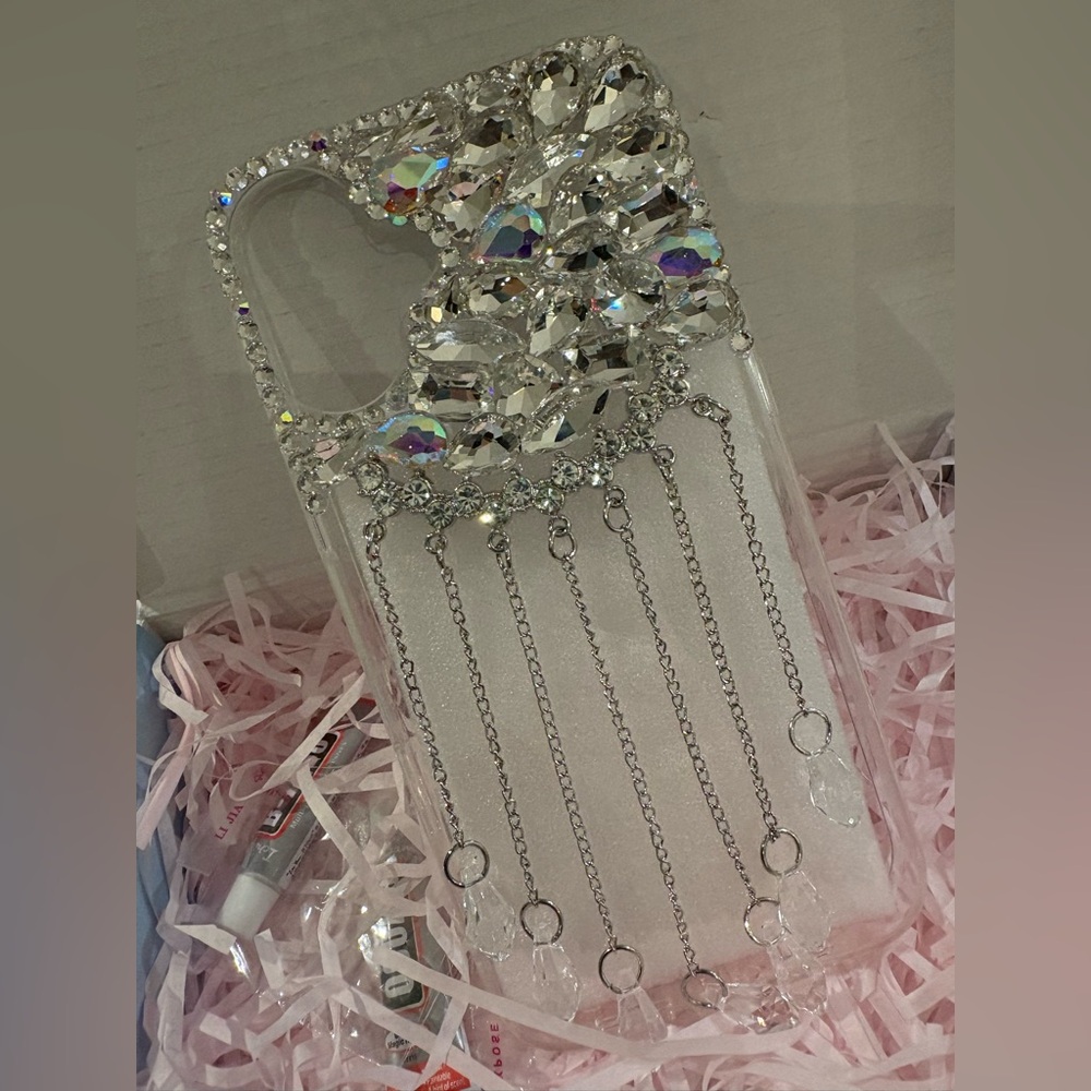 BNIB Crystal Silver iPhone 16 Plus Case
